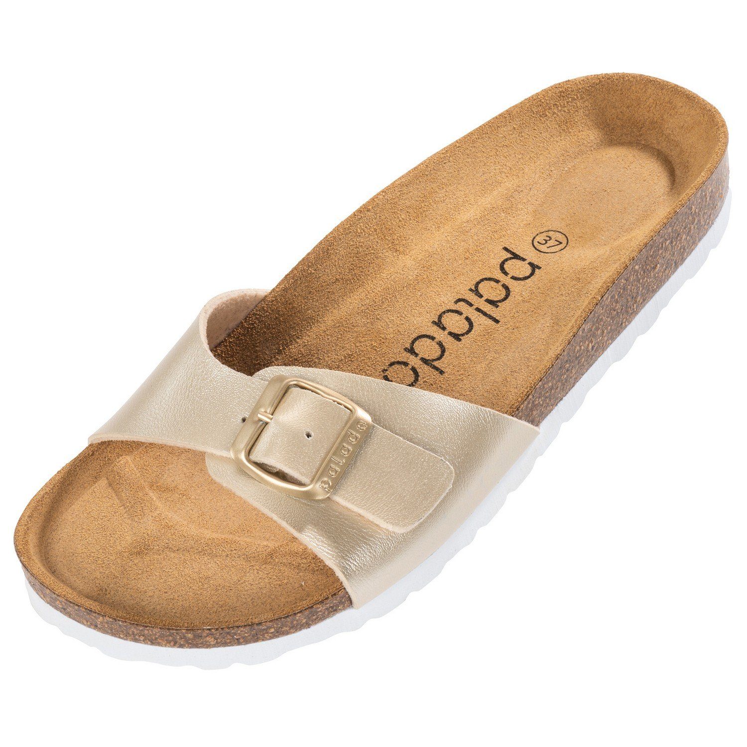 Palado Pantuflas Para Mujer Malta Metallic – Fabricado En